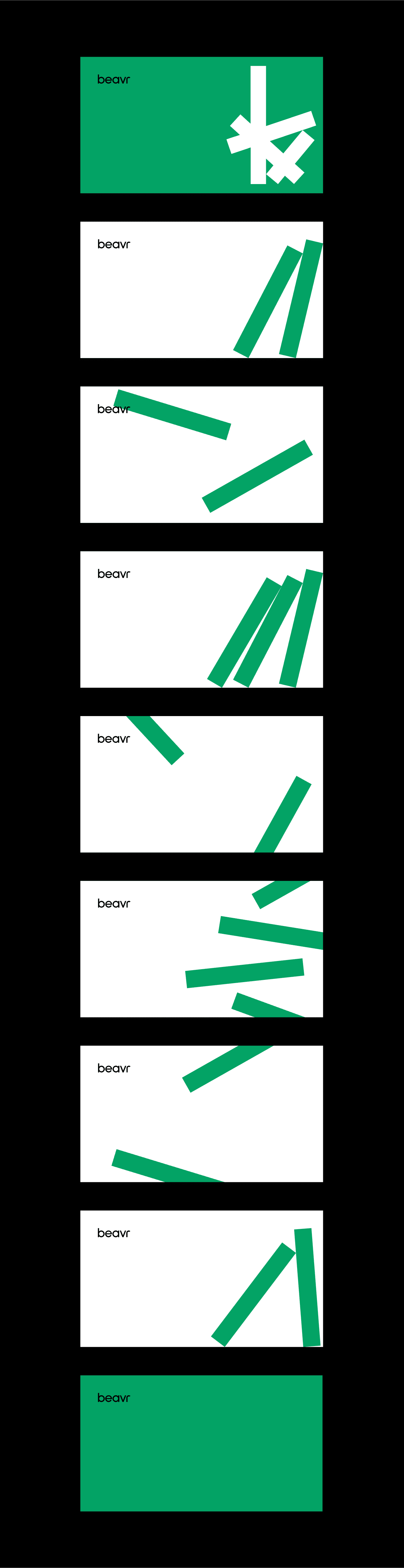 A more simple deck template, using only Beavr's primary color palette